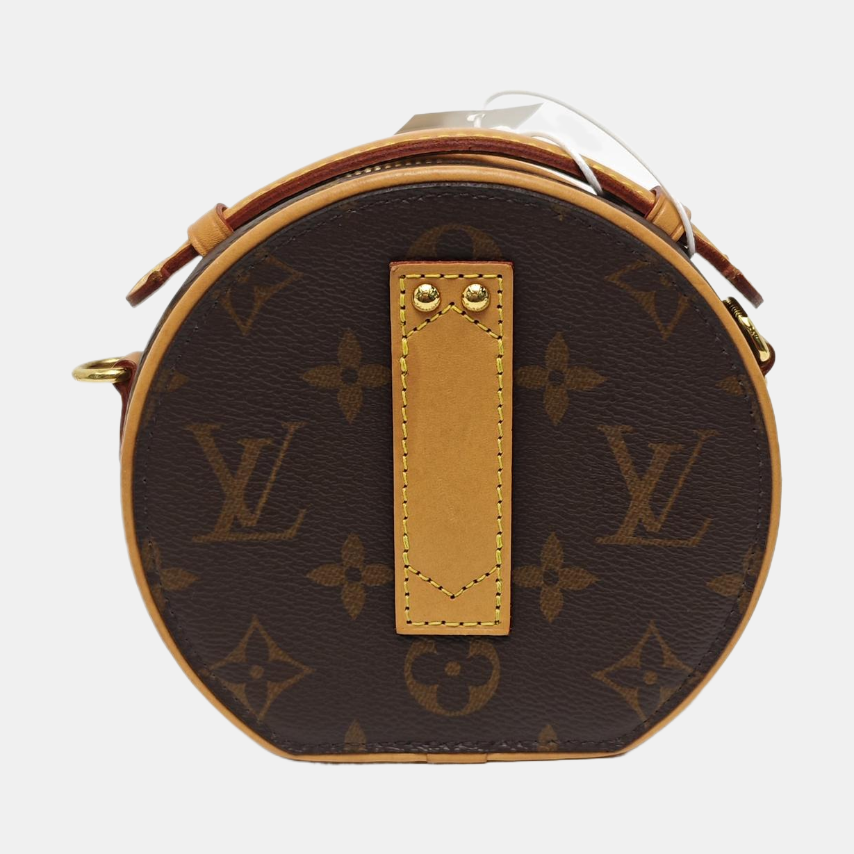 BOITE CHAPEAU Mini Monogram Coated Canvas Brown