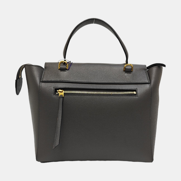 BELT Micro Calfskin Gray