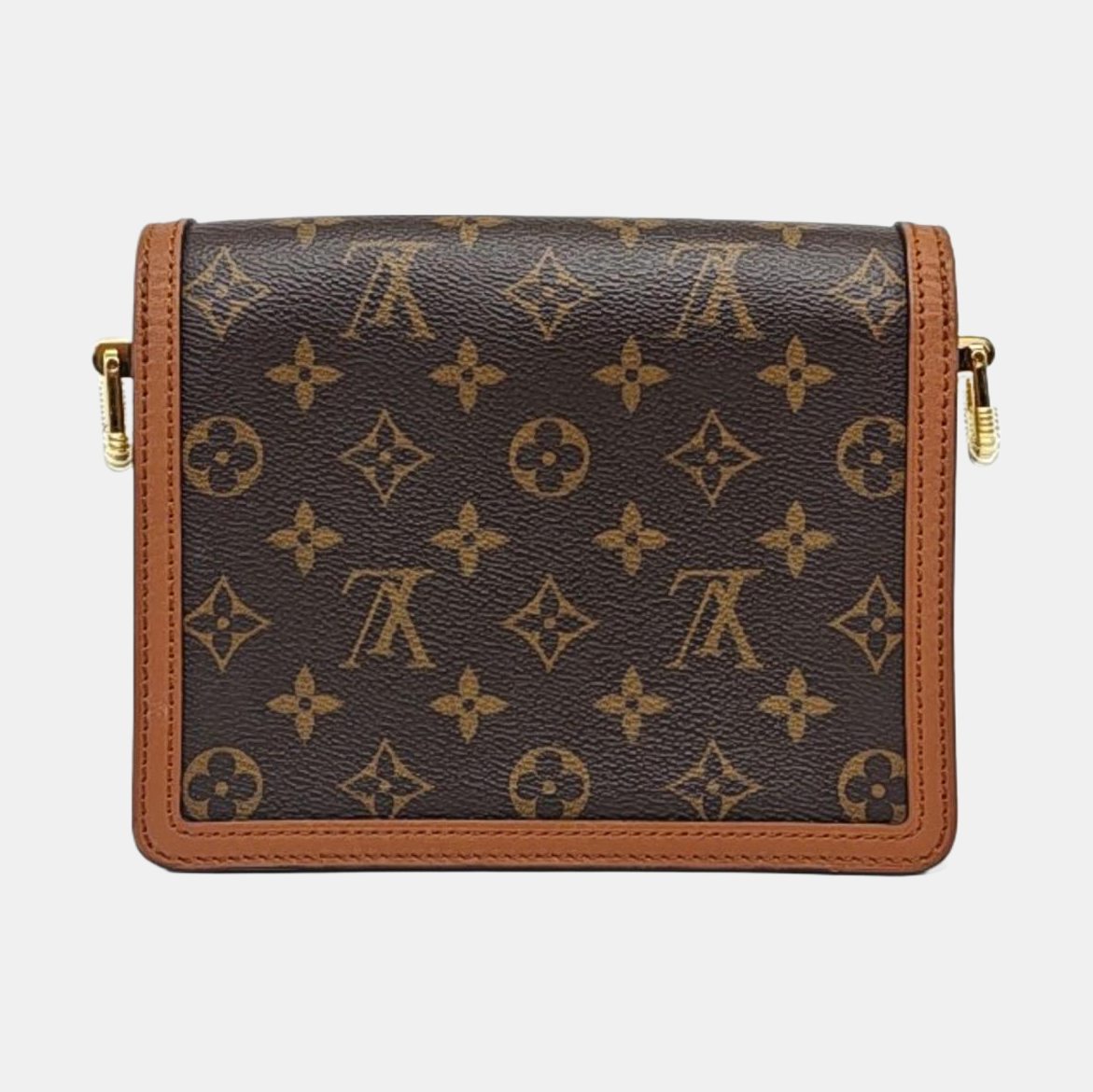 DAUPHINE Mini Monogram Coated Canvas Brown