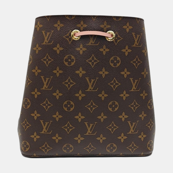 NÉONOÉ MM Monogram Coated Canvas Brown