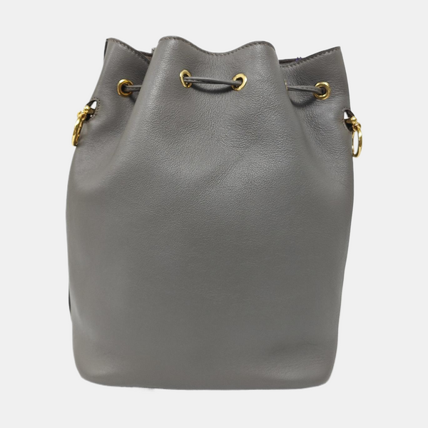 Mon Tresor Small Calfskin Gray