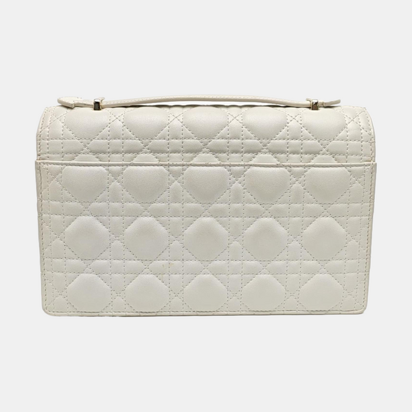 My Dior MISS DIOR Cannage Lambskin White
