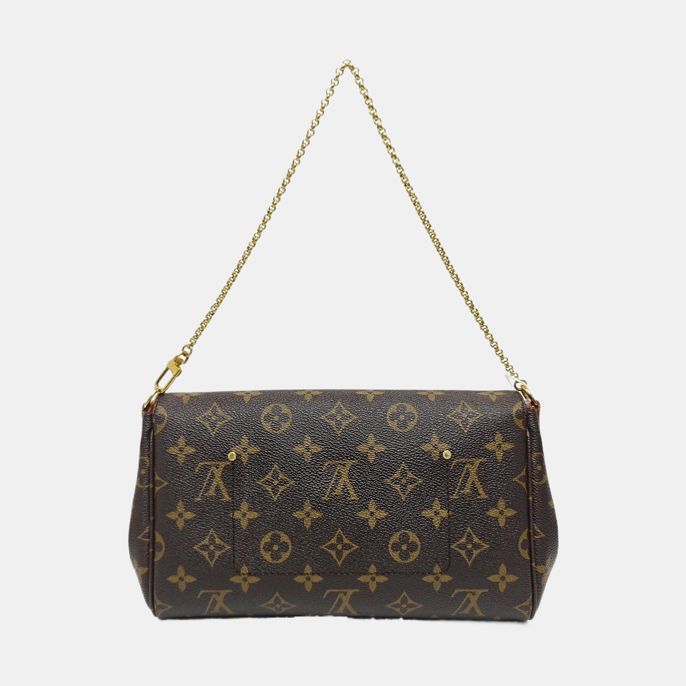 FAVORITE PM Monogram Coated Canvas Brown