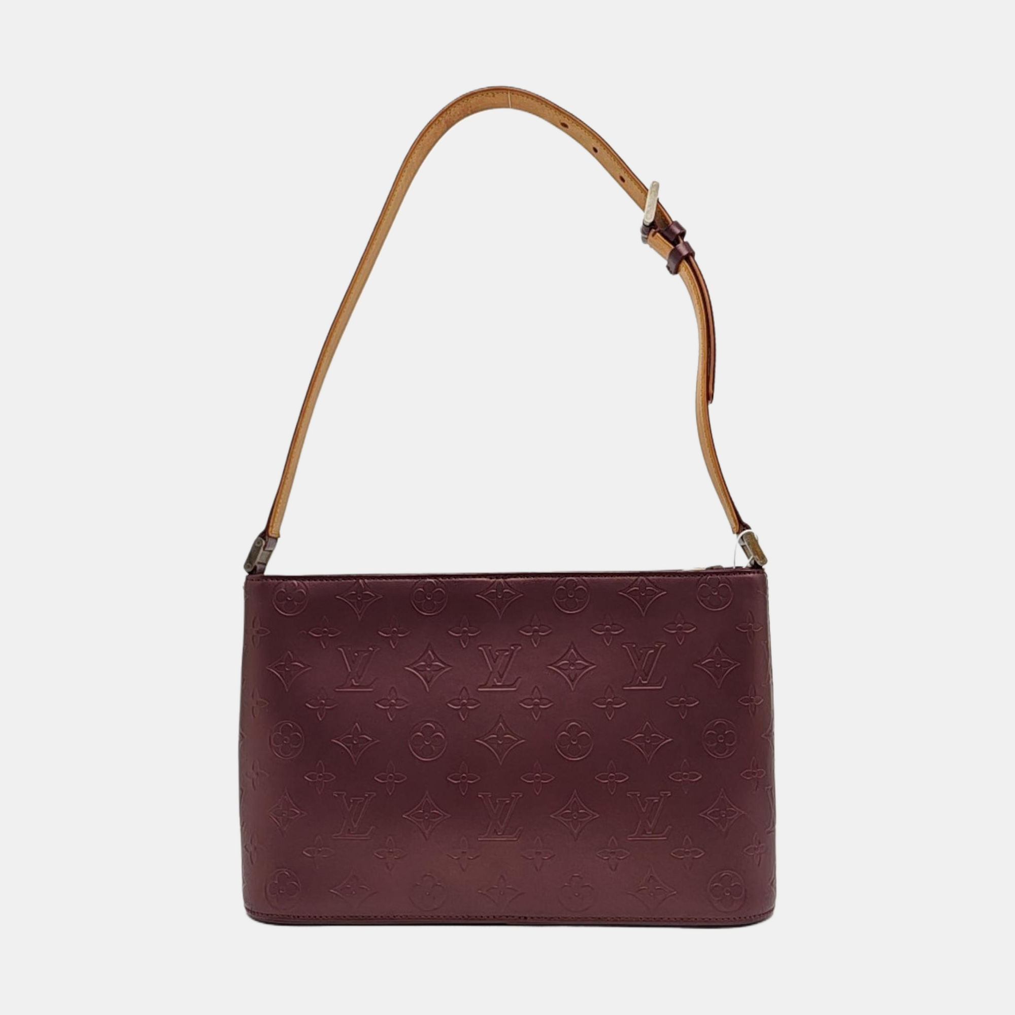 ALLSTON Monogram Patent Leather Red
