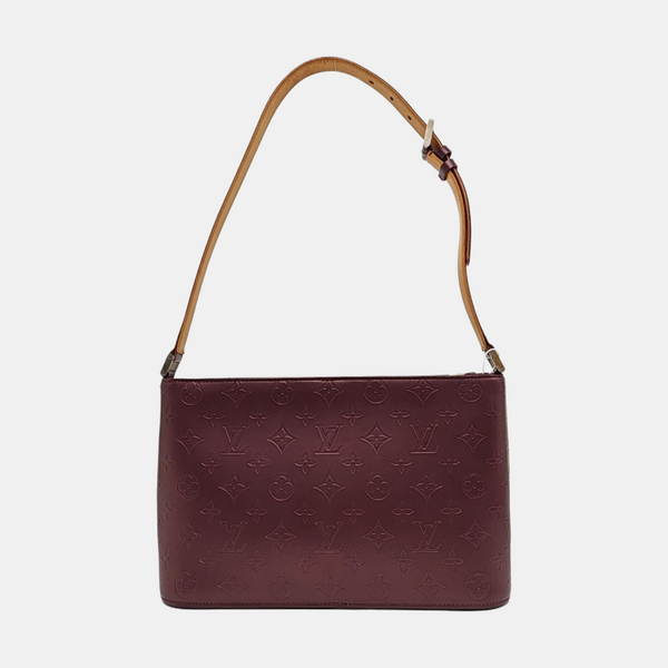 ALLSTON Monogram Patent Leather Red