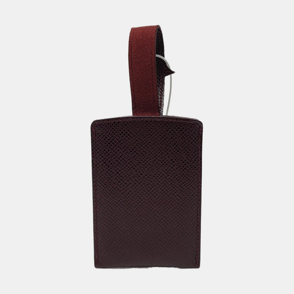 Leather Card Holder Red
