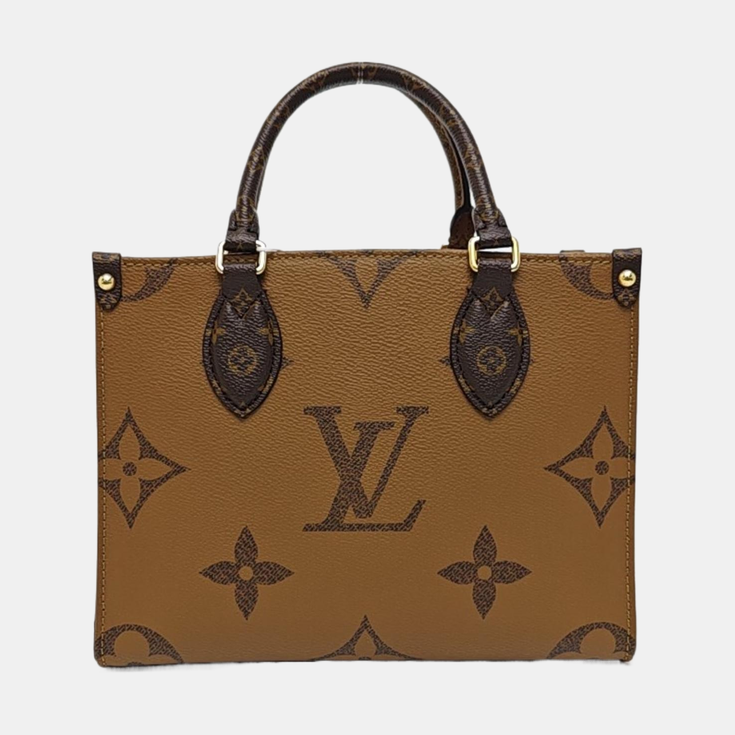 ONTHEGO PM Monogram Coated Canvas Brown