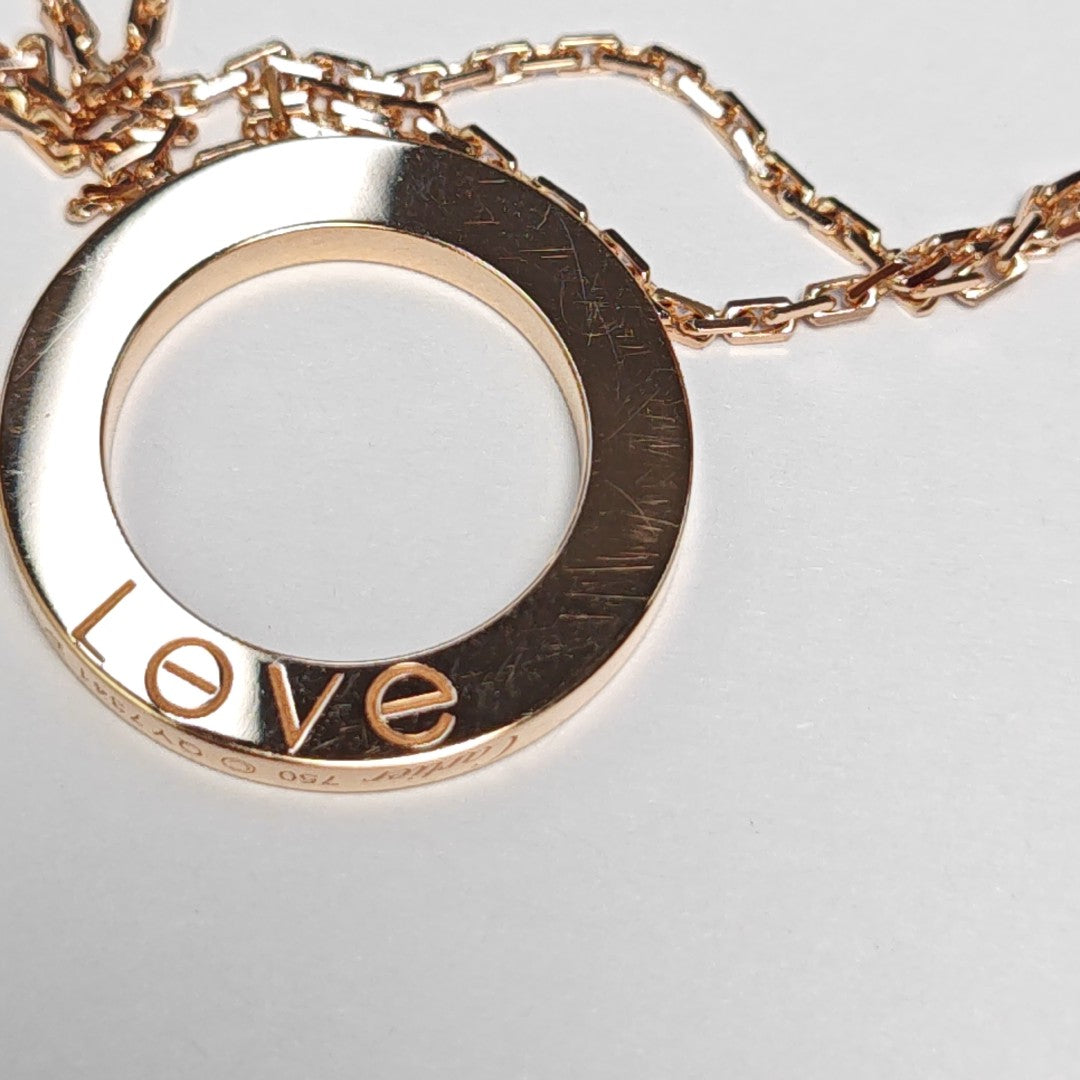 LOVE 18k Rose Gold Necklace