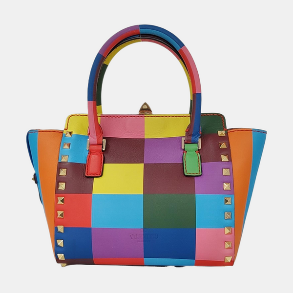 Rockstud Mini Calfskin Multicolor