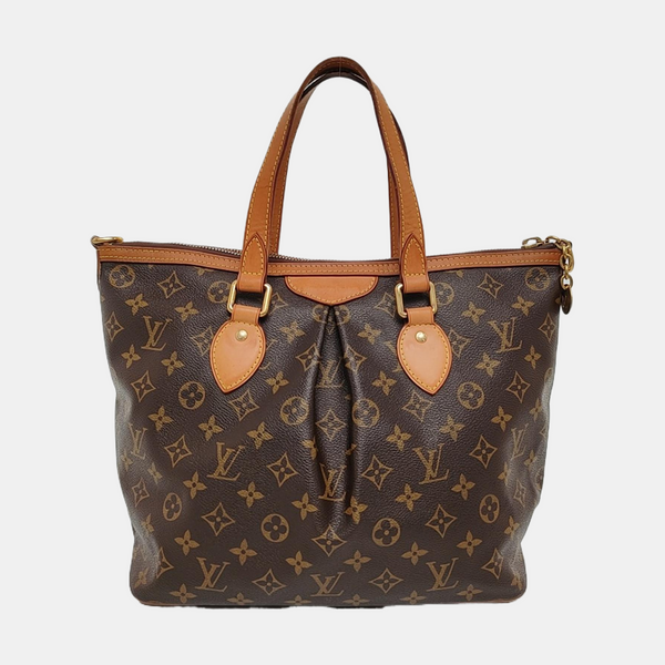 PALERMO PM Monogram Coated Canvas Brown