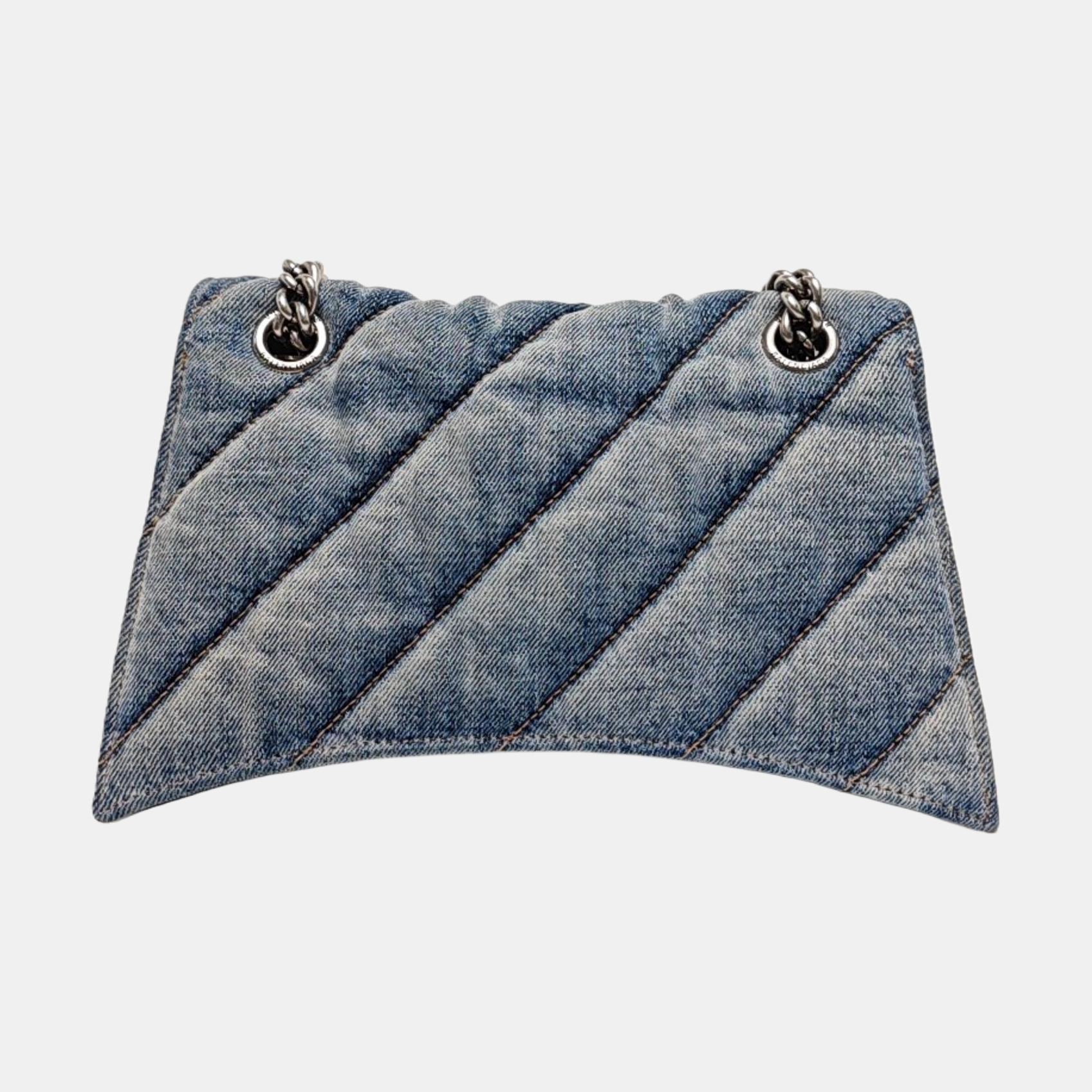 Crush Small Quilted Denim Blue