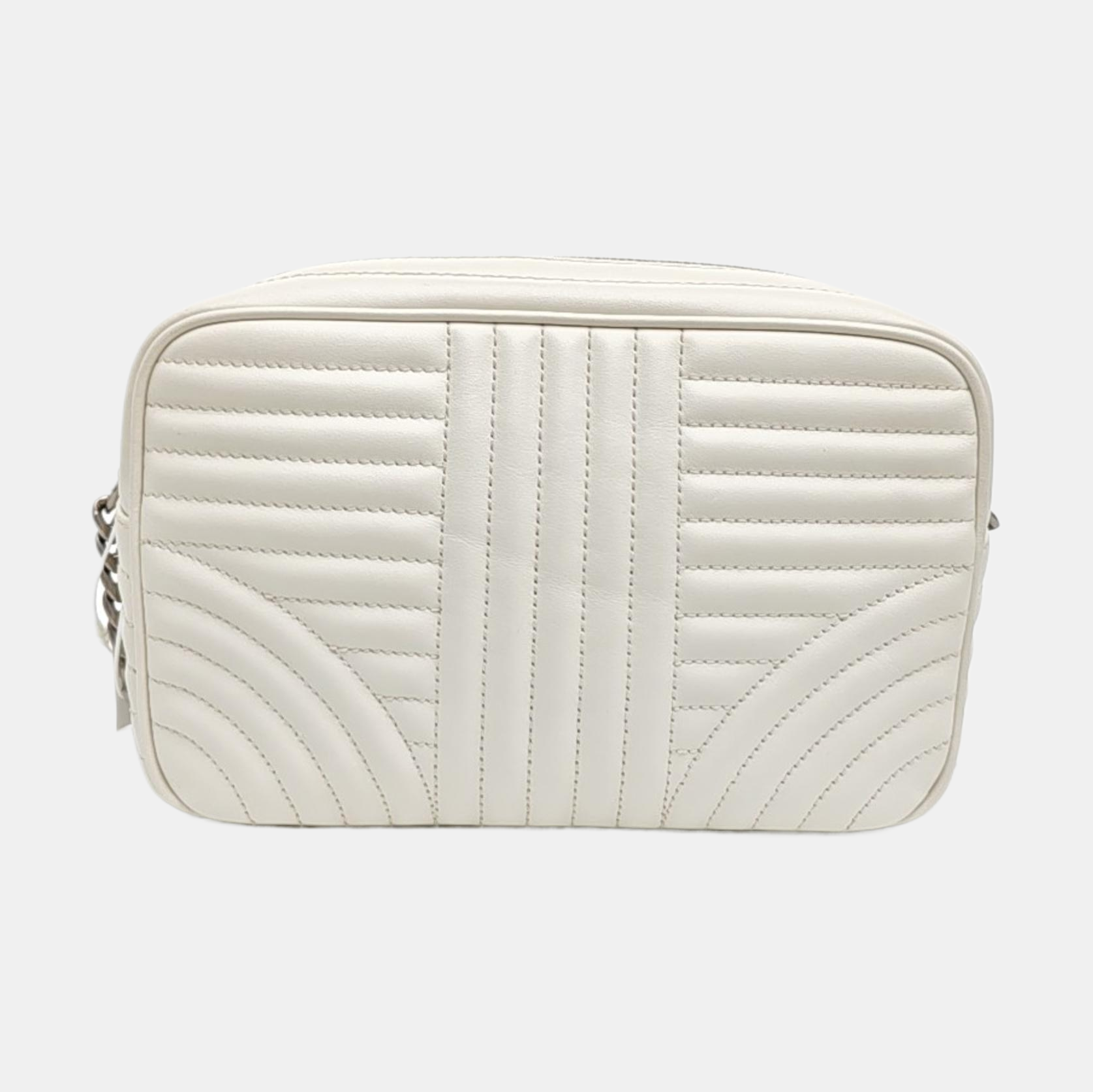 Diagramme Quilted Calfskin White