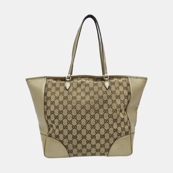Bree Monogram Canvas Beige