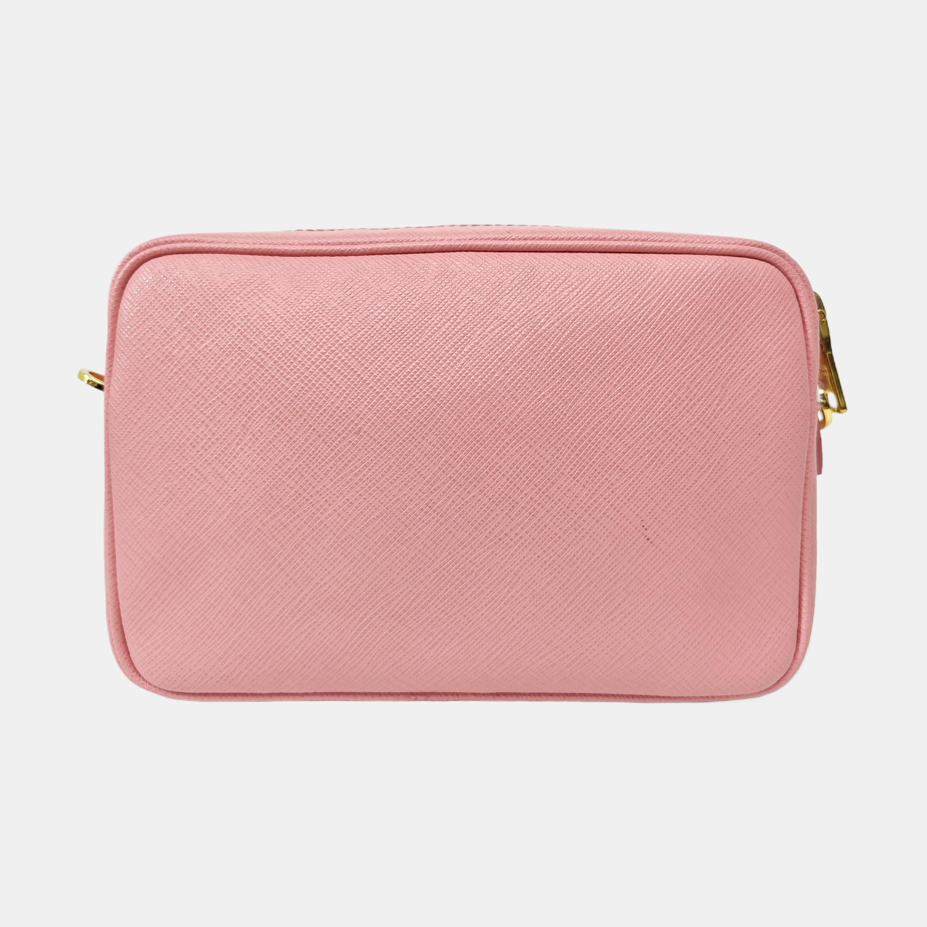 Saffiano Calfskin Shoulder Bag Pink