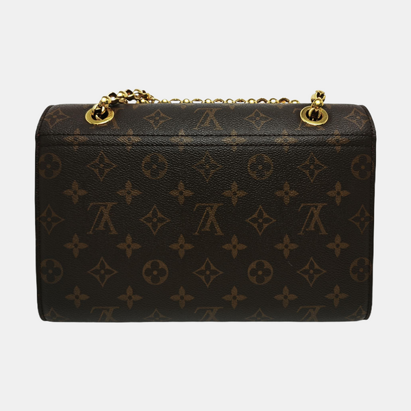VICTOIRE Monogram Coated Canvas Brown