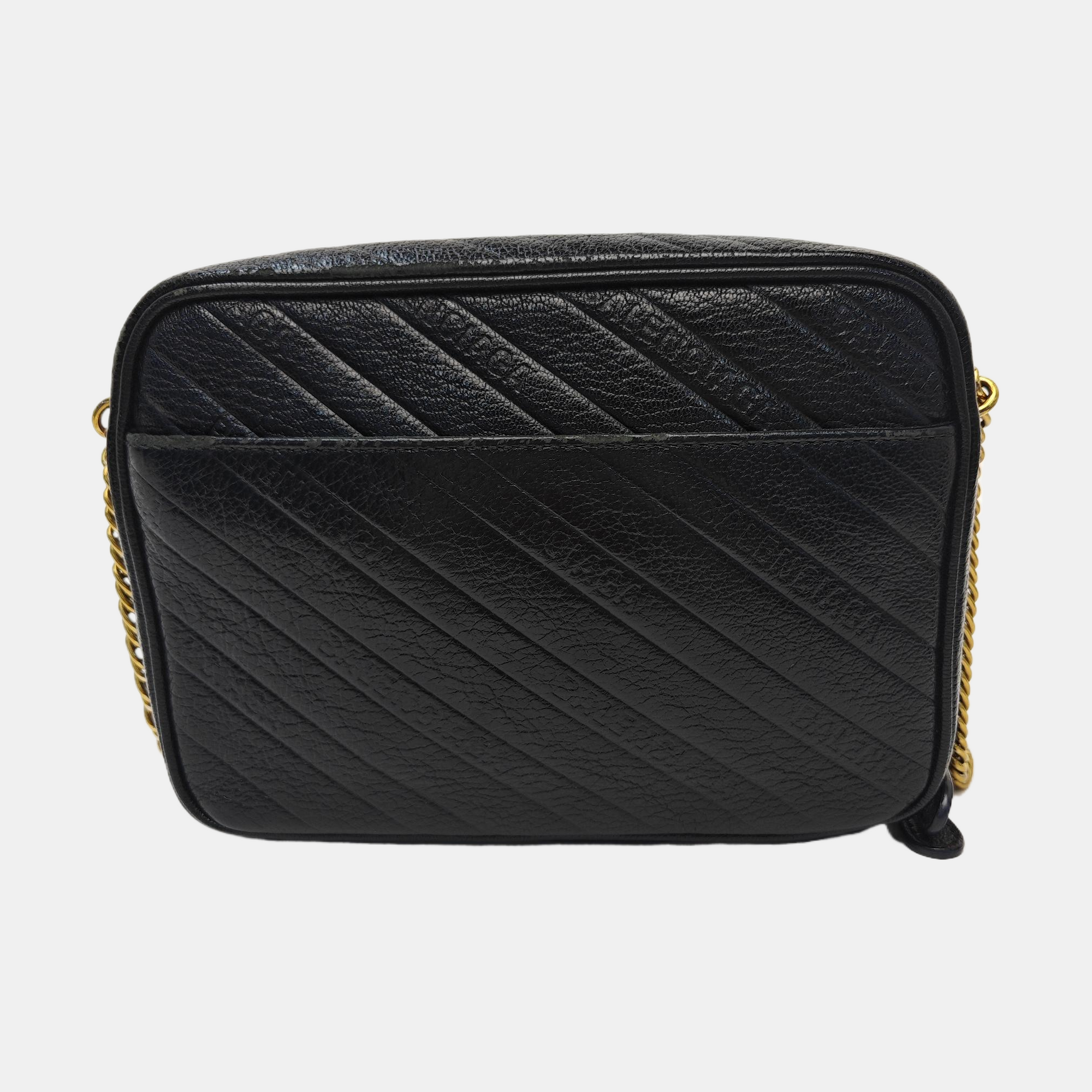 BB Quilted Calfskin Black