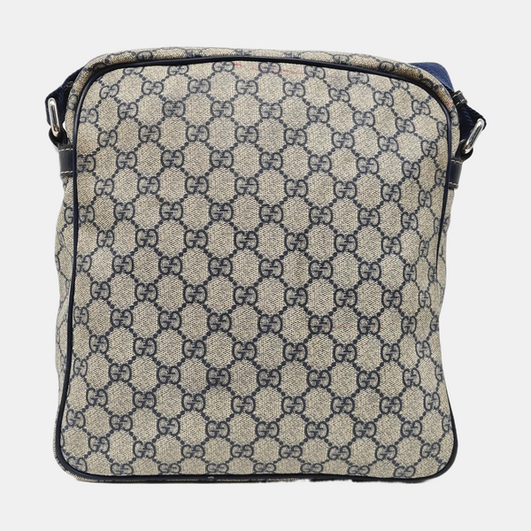 Monogram Coated Canvas Shoulder Bag Brown