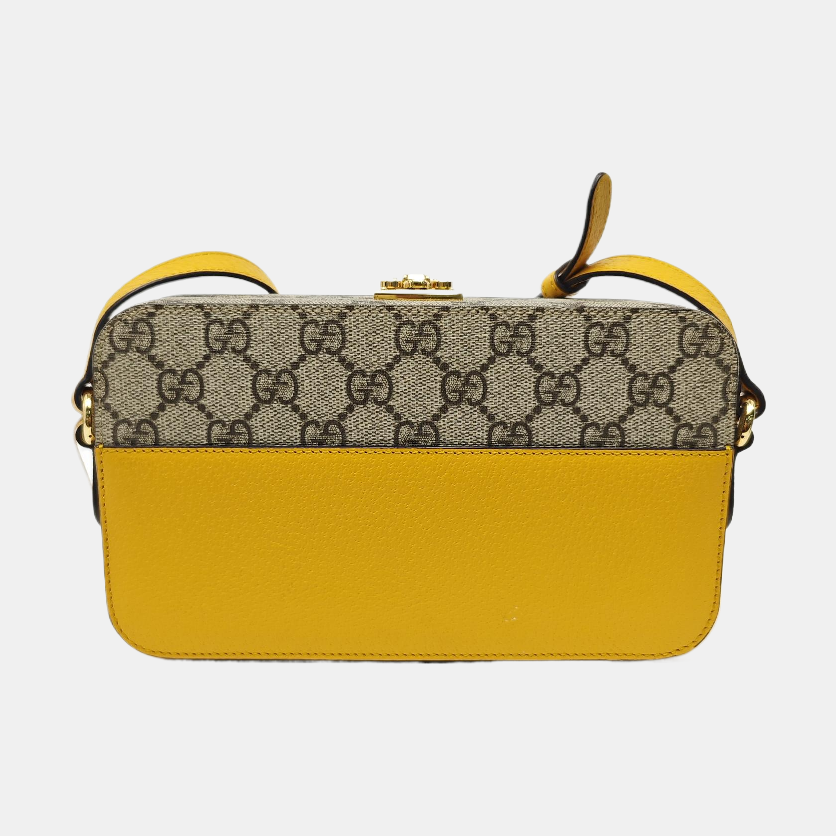 Interlocking G Small Monogram Coated Canvas Yellow
