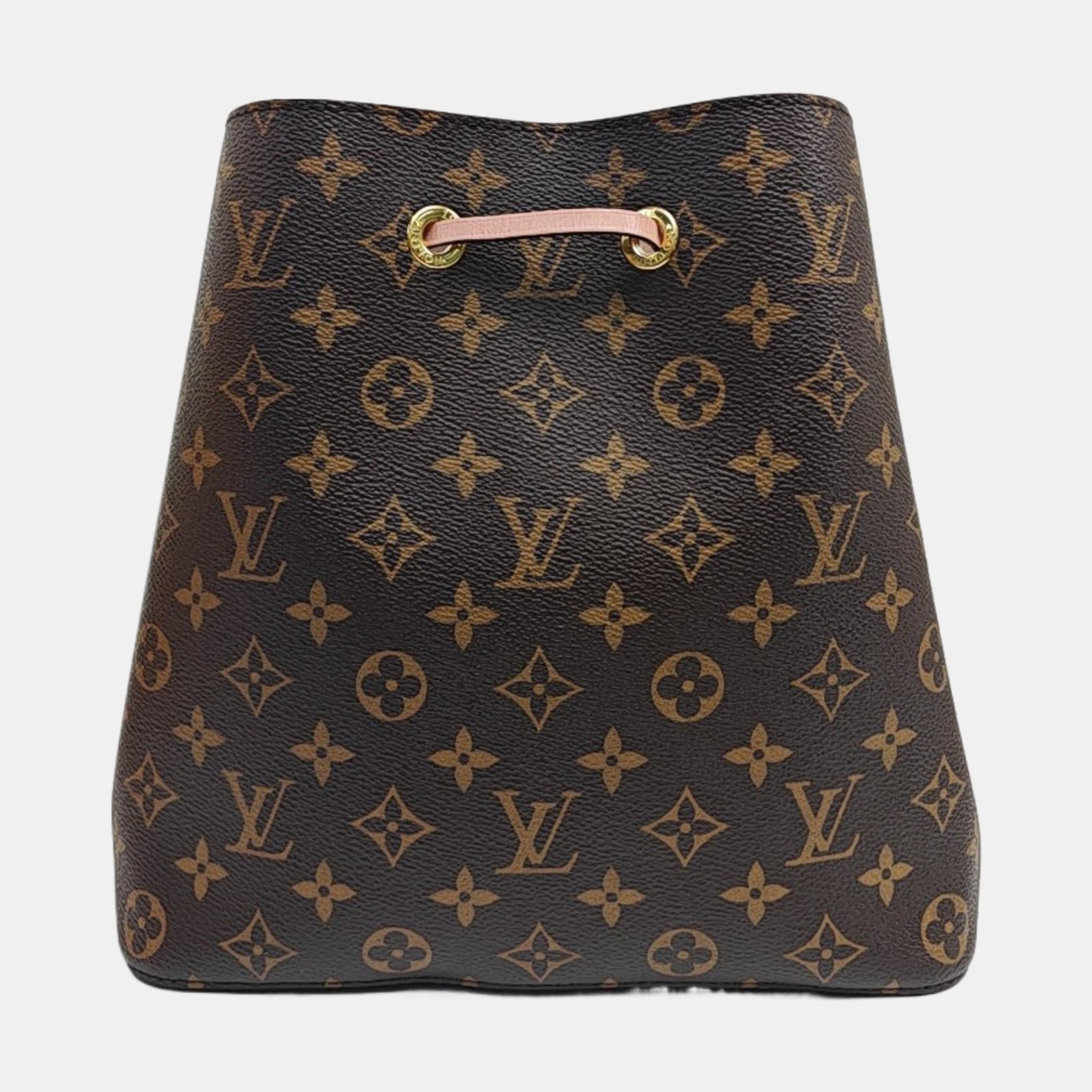NÉONOÉ MM Monogram Coated Canvas Brown