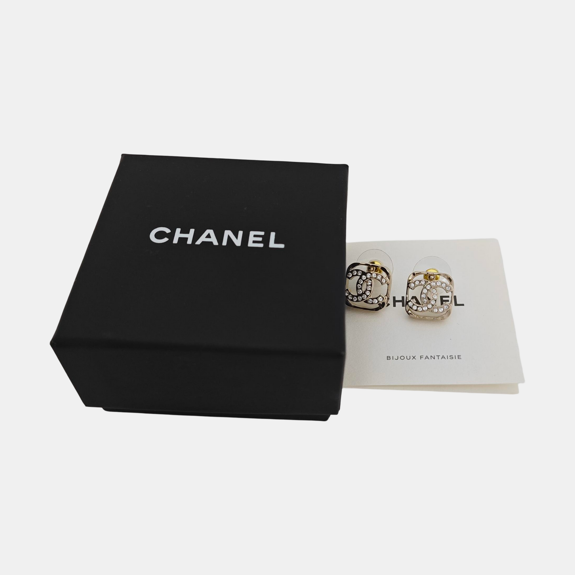 Metal Gold Stud Earrings