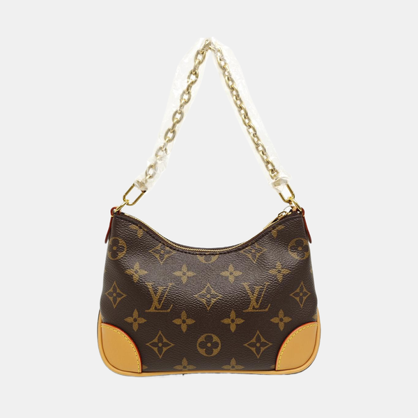 BOULOGNE Nano Monogram Coated Canvas Brown
