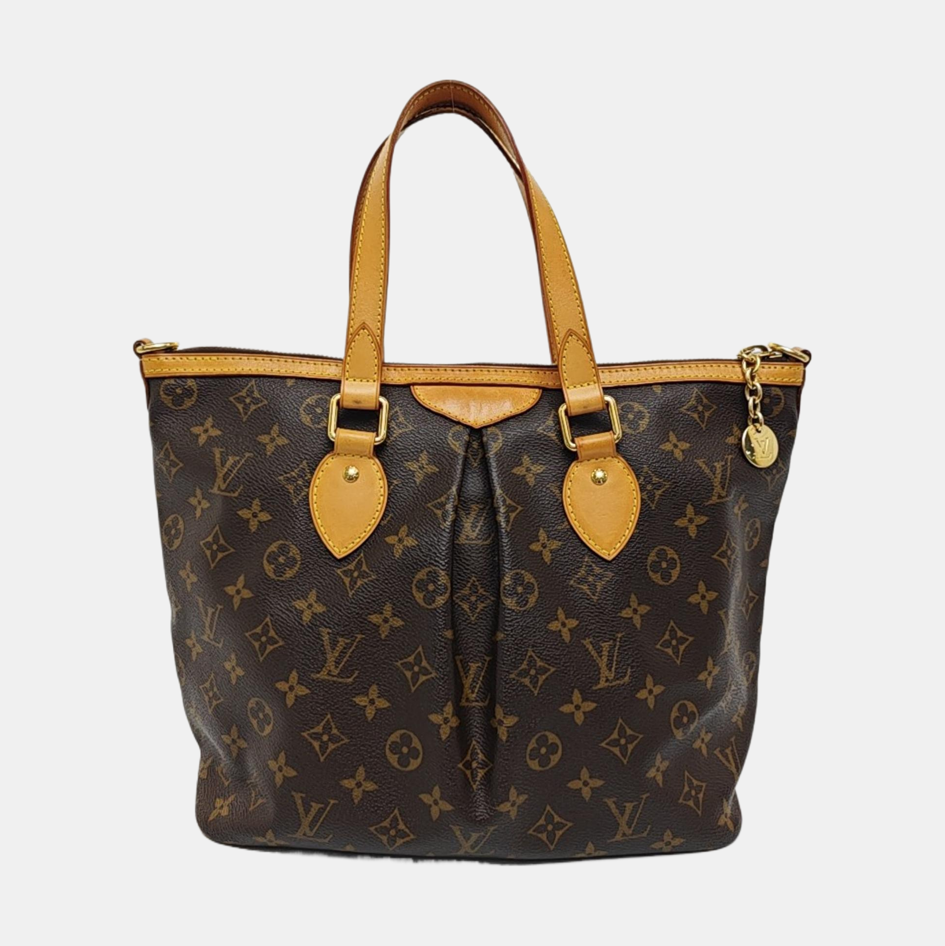 PALERMO PM Monogram Coated Canvas Brown
