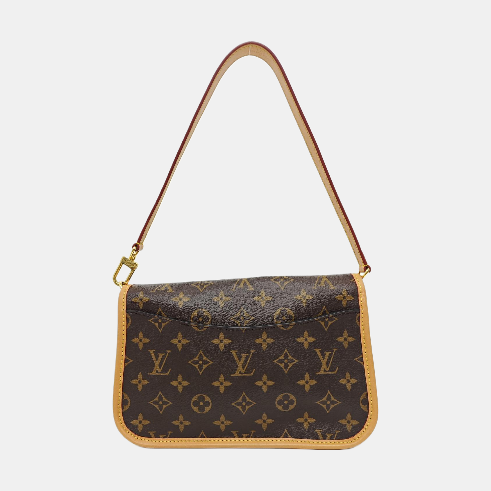 DIANE Monogram Coated Canvas Brown
