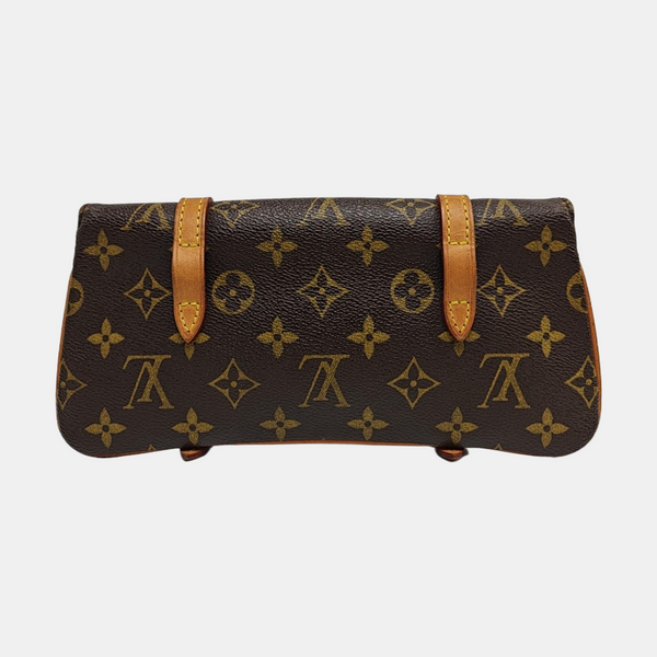 MARELLE Monogram Coated Canvas Brown