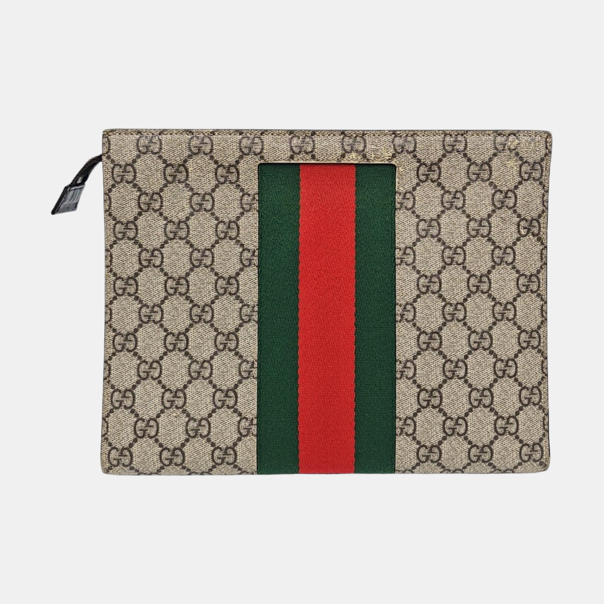 GG Supreme Monogram Coated Canvas Black