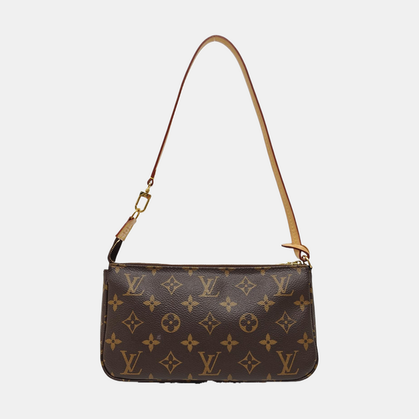 ACCESSOIRES GM Monogram Coated Canvas Brown