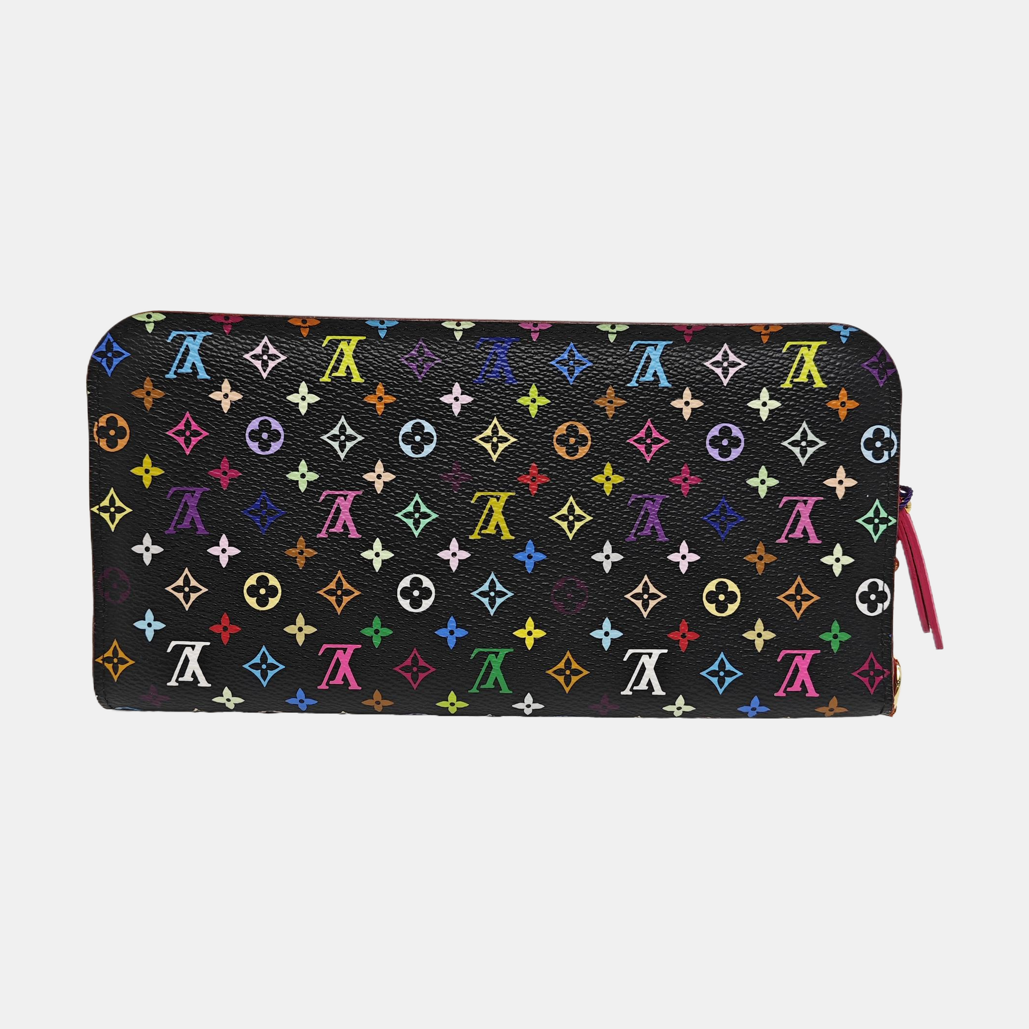 LV × TM INSOLITE Monogram Coated Canvas Black Wallet