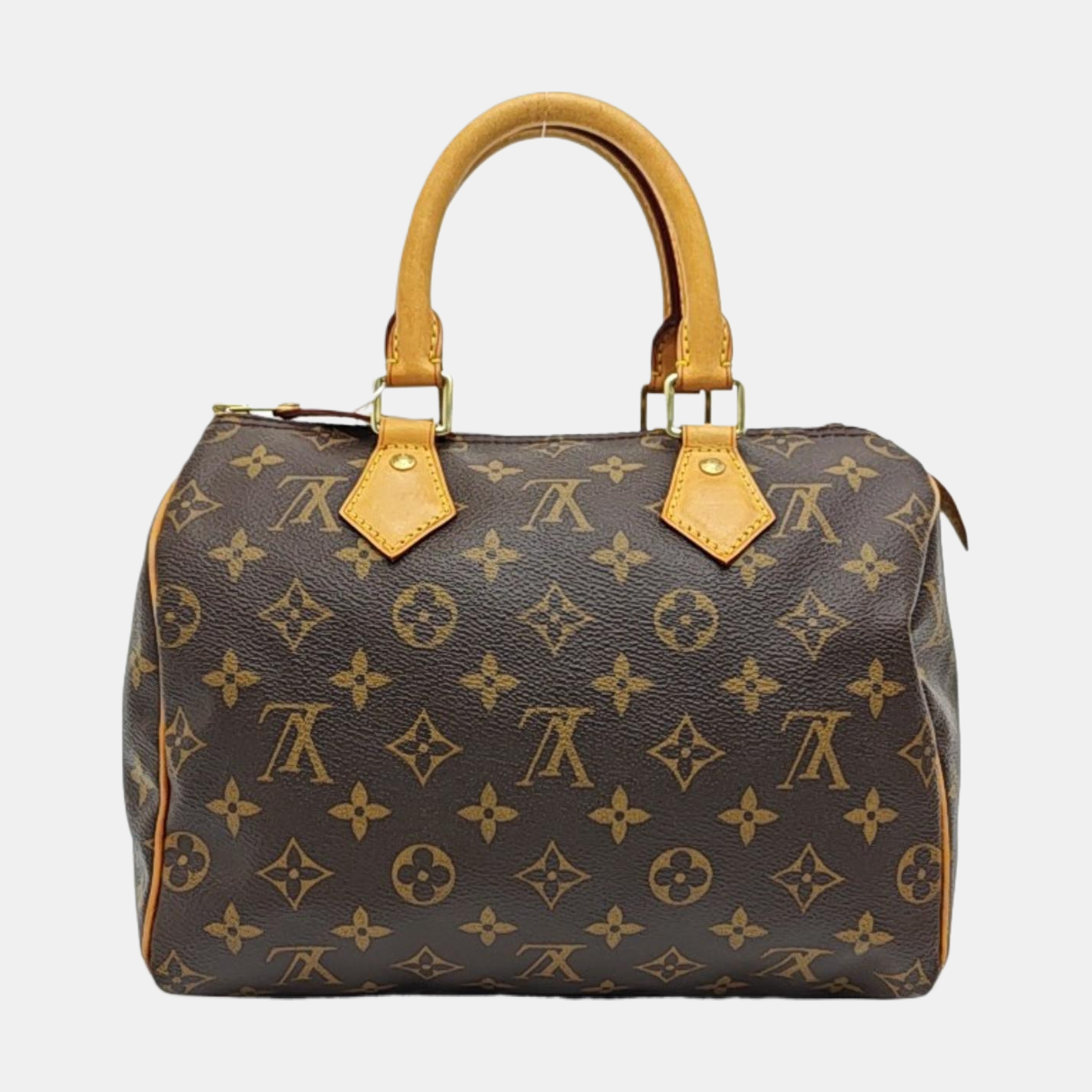 SPEEDY 25 Monogram Coated Canvas Brown