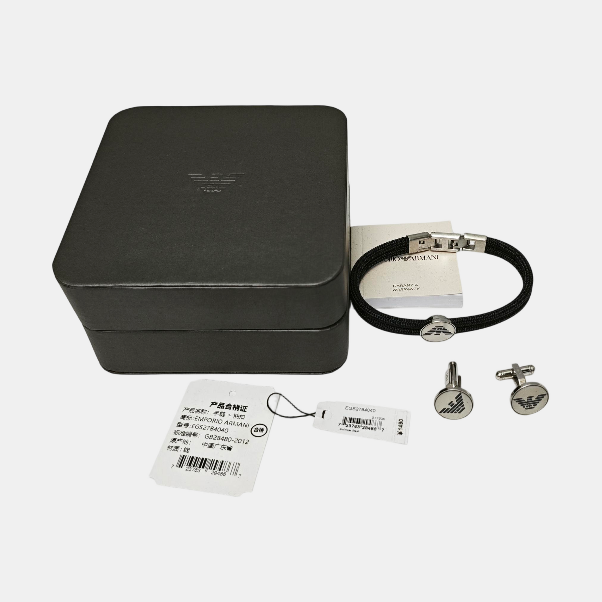 Steel Silver Jewelry Set