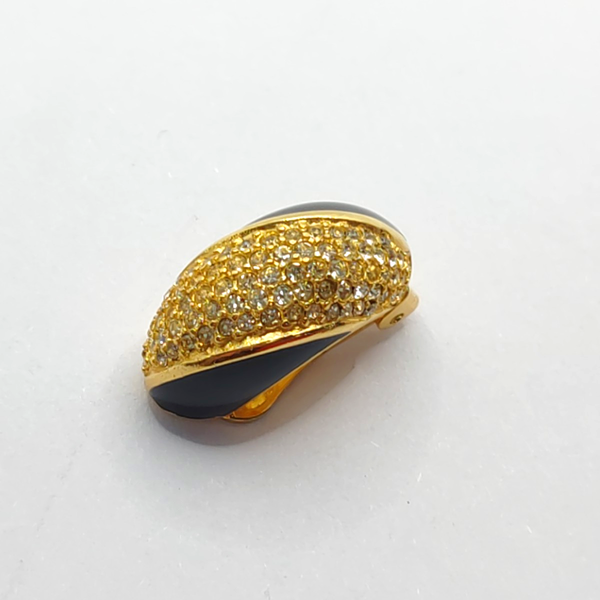 Metal Gold Clip On Earrings