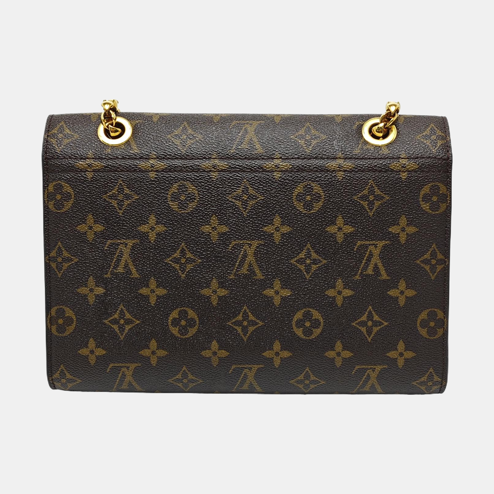 VICTOIRE Monogram Coated Canvas Brown