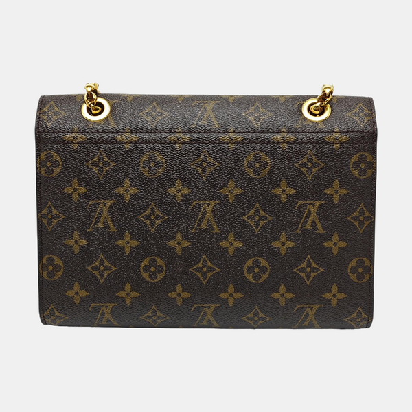 VICTOIRE Monogram Coated Canvas Brown