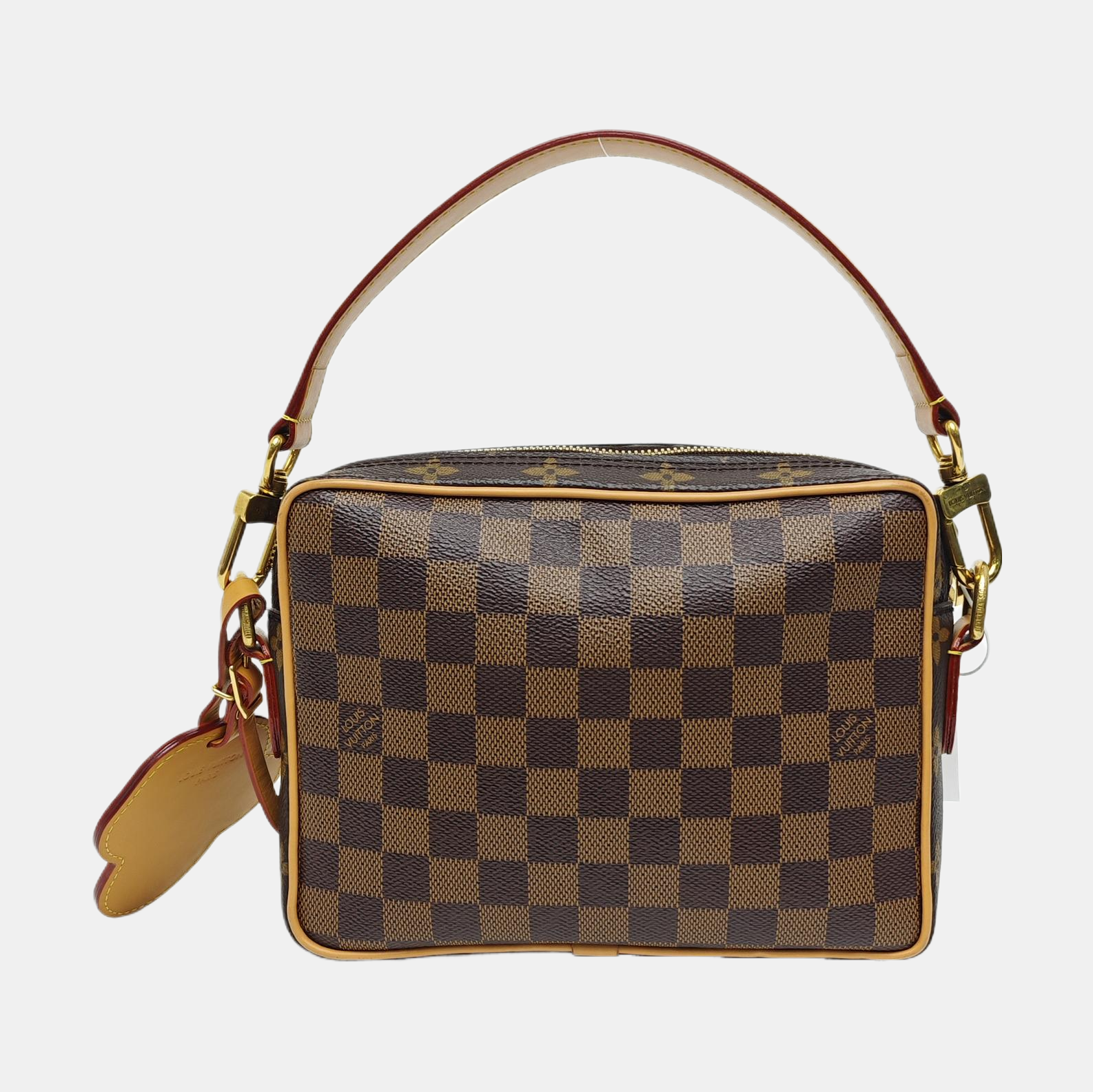 NIL Damier Ebene Coated Canvas Brown