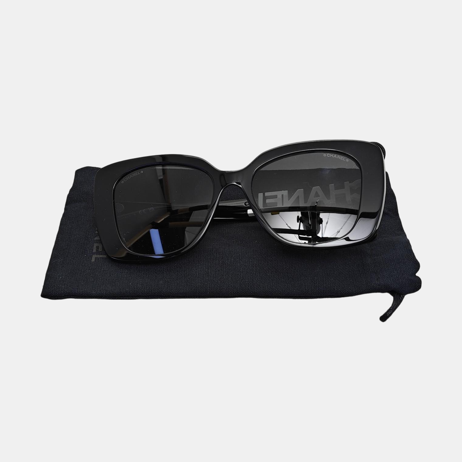 Synthetic Sunglasses Black