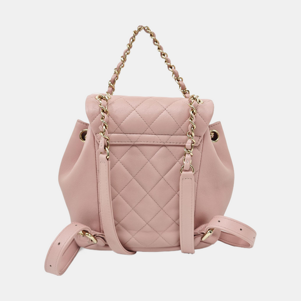 DUMA Small Quilted Calfskin Pink