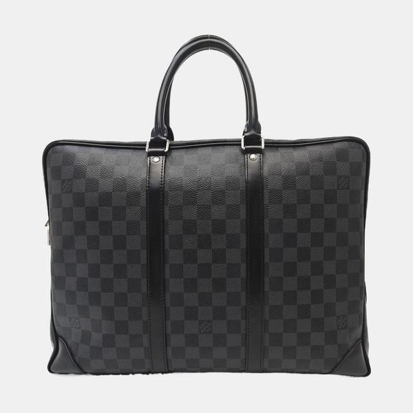 PORTE-DOCUMENTS Damier Graphite Coated Canvas Gray