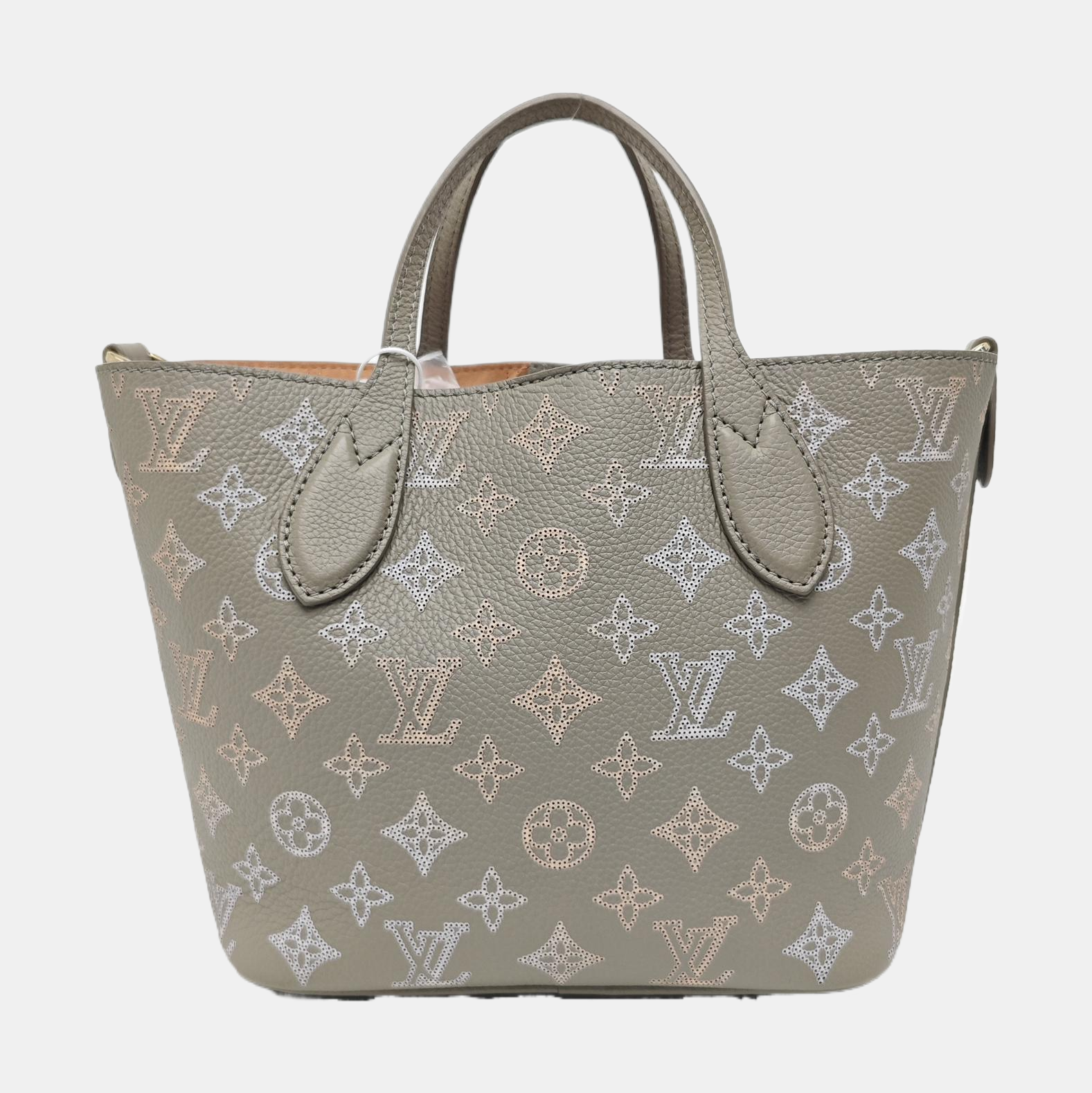 BLOSSOM PM Monogram Calfskin Gray