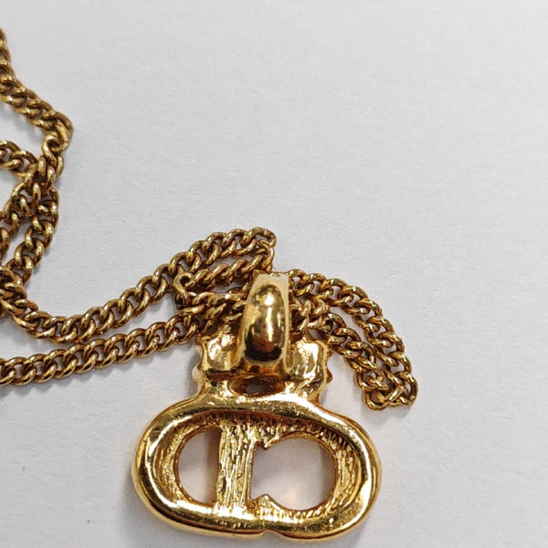 Petit CD Metal Gold Necklace