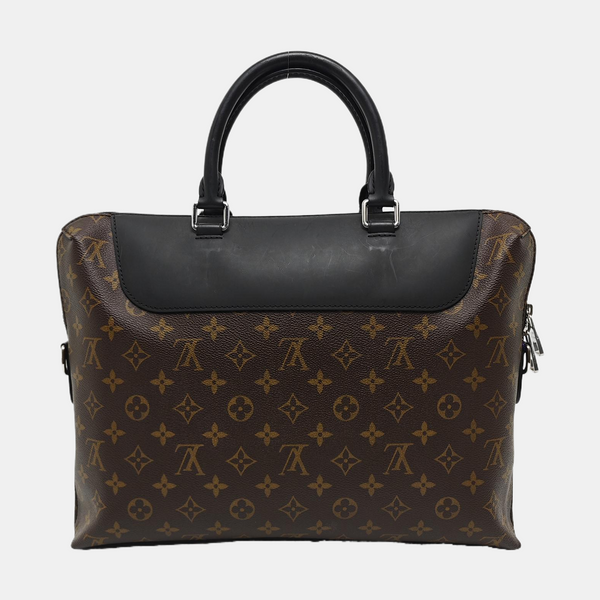PORTE-DOCUMENTS Monogram Coated Canvas Brown