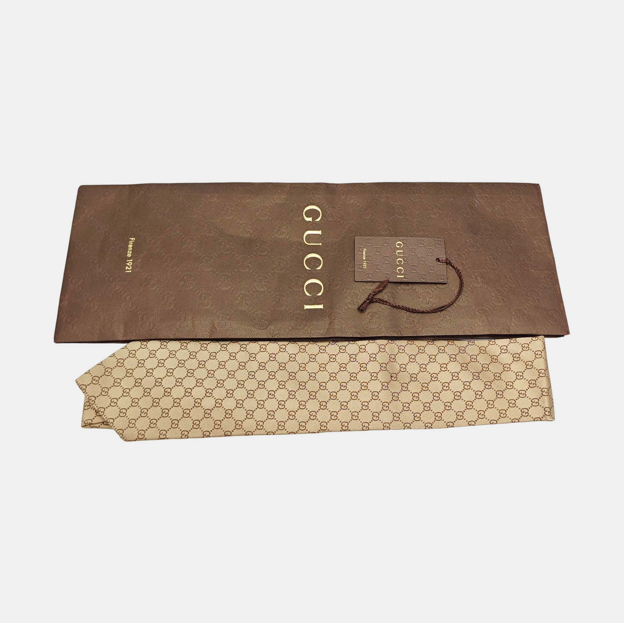 Mulberry Silk Tie Beige