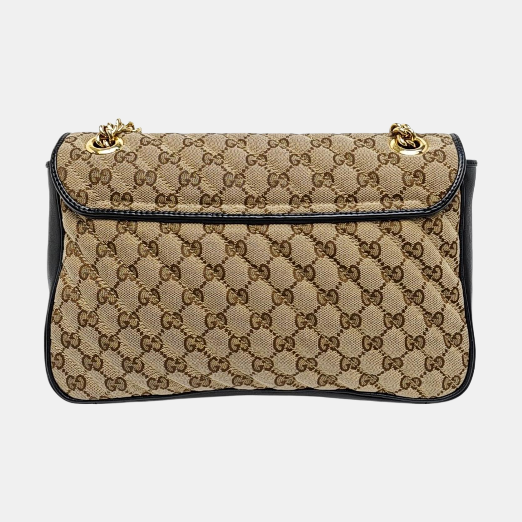 GG Marmont Medium Monogram Canvas Beige