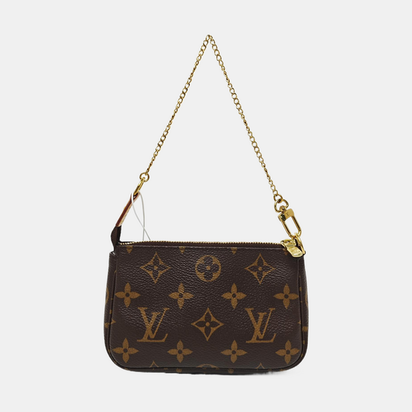 ACCESSOIRES Mini Monogram Coated Canvas Brown