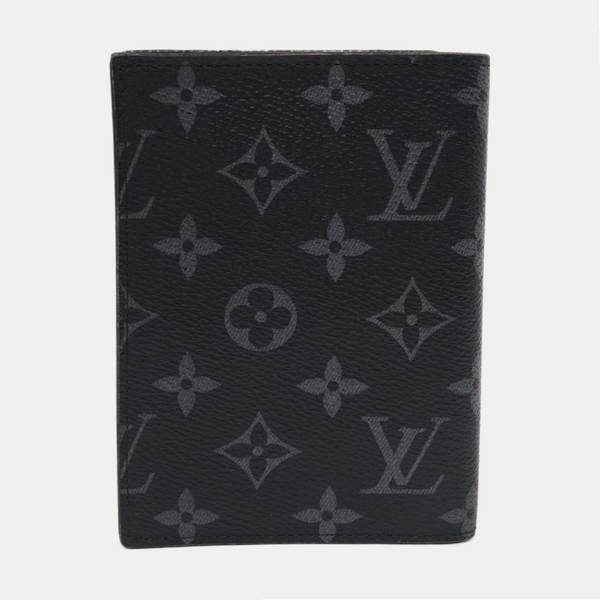 Monogram Coated Canvas Wallet Gray