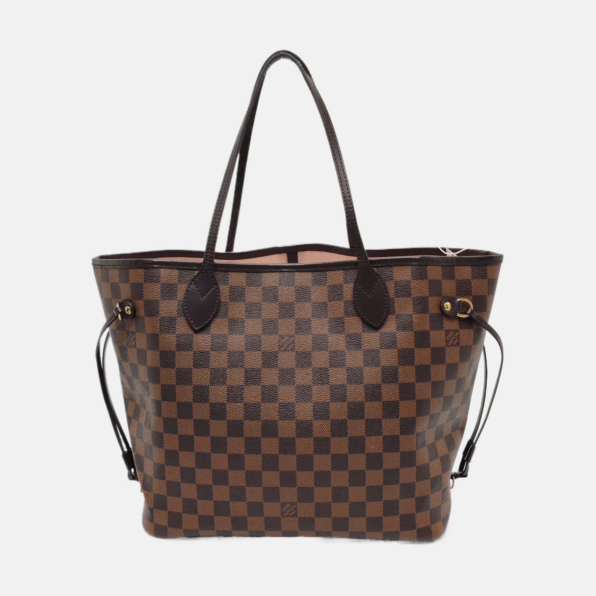 NEVERFULL MM Damier Ebene Coated Canvas Brown