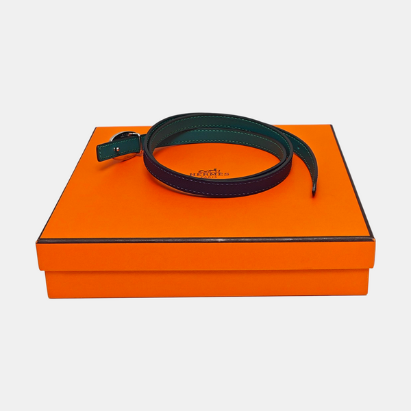 Leather Belt Blue