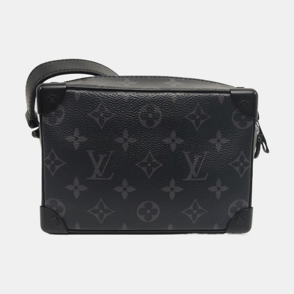 SOFT TRUNK Mini Monogram Coated Canvas Black